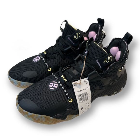 Adidas Other - Adidas Harden Vol 6 Basketball Shoes Core Black Size 9 NWT